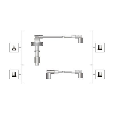 MAGNETI MARELLI Комплект проводов зажигания 941319170116